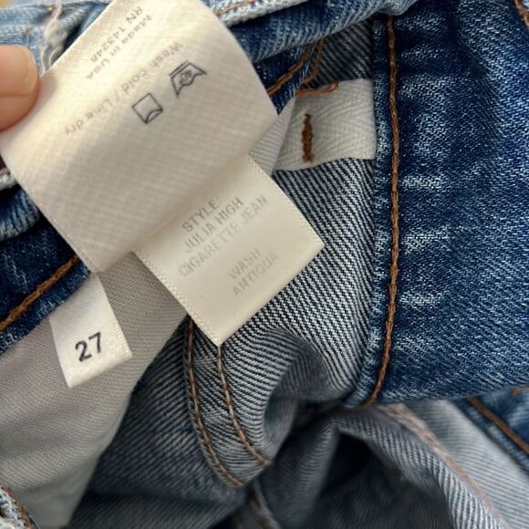 Reformation Julia High Rise Cigarette Straight Leg Women's Jeans in Antigua size - Picture 7 of 7